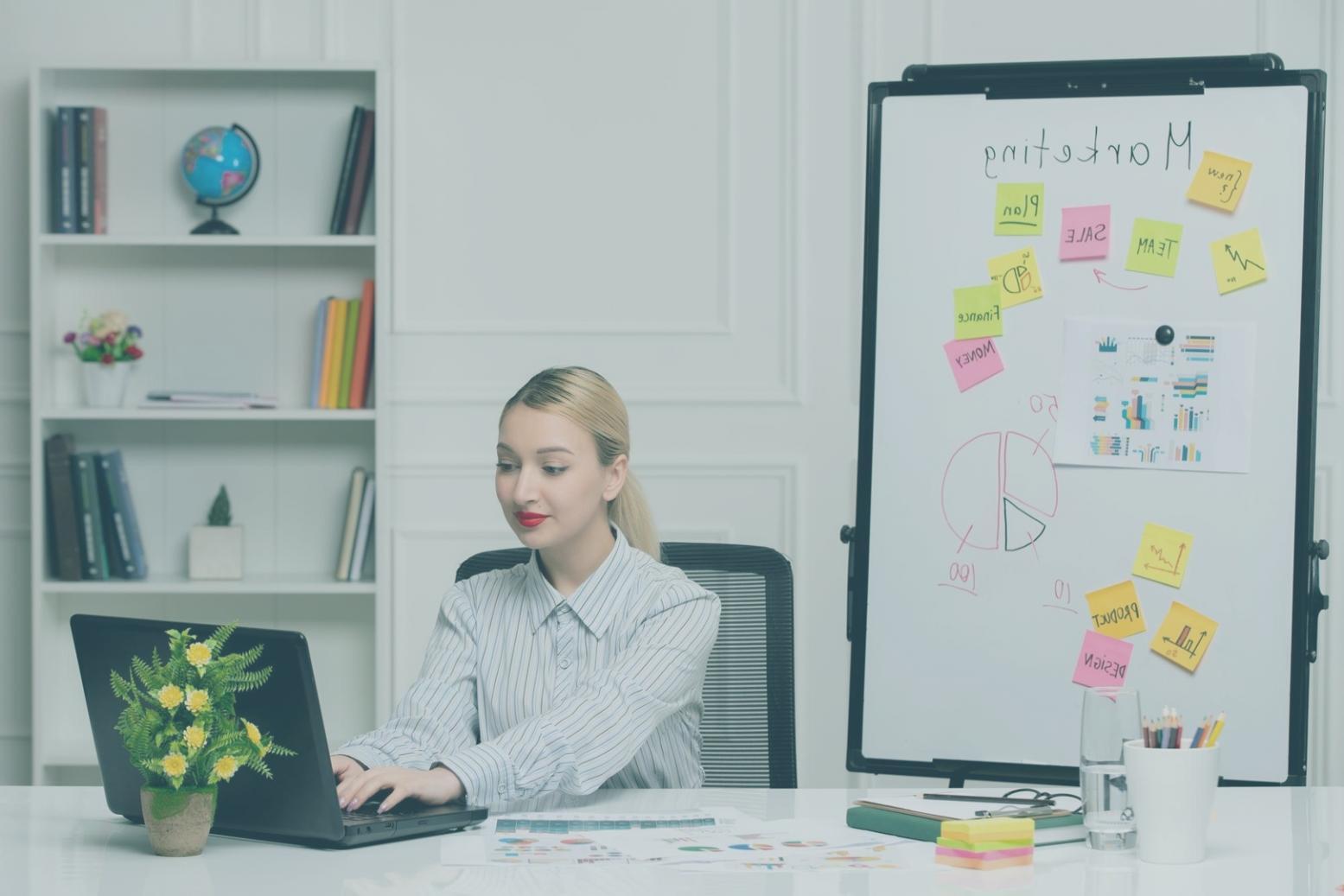 Organized workspace showing efficient SEO workflow implementation